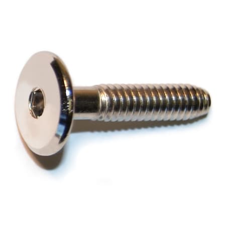 Midwest Fastener Binding Screw, 1/4"-20, Steel, Nickel, 10 PK 31582